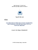 Đề tài: Giải pháp hoàn thiện hoạt động Marketing đối với dịch vụ đường bay quố tế của VIETNAM AIRLINES 