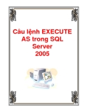 Câu lệnh EXECUTE AS SQL Server 2005