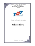 Tài liệu hướng dẫn thí nghiệm: Viễn thông - ĐH. Tôn Đức Thắng