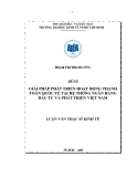 Luận văn: Giải pháp phát triển hoạt động Thanh toán quốc tế tại hệ thống Ngân hàng Đầu tư và Phát triển Việt Nam 