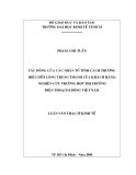 Luận văn: Tác động của các nhân tố tính cách thương hiệu đến lòng trung thành của khách hàng:Nghiên cứu thị trường điện thoại di động Việt Nam