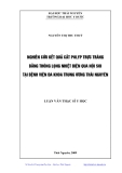 Luận văn:  Nghiên cứu kết quả cắt polyp trực tràng bằng thòng lọng nhiệt điện qua nội soi tại Bệnh viện đa khoa trung ương Thái Nguyên