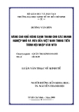 đề tài: " NÂNG CAO KHẢ NĂNG CẠNH TRANH CHO CÁC DOANH  NGHIỆP NHỎ VÀ VỪA CỦA VIỆT NAM TRONG TIẾN TRÌNH HỘI NHẬP VÀO WTO "