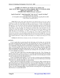 Báo cáo khoa học: Nghiên cứu phân lập, nuôi cấy in vitro tảo silic nước mặn Chaetoceros calcitrans Paulsen, 1905 và ứng dụng sinh khối tảo làm thức ăn cho tôm he chân trắng