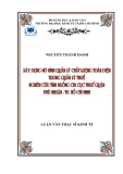 Đề tài: Xây dựng mô Trang 3 hình quản lý chất lượng toàn diện trong quản lý thuế - Nghiên cứu tình huống Chi cục Thuế quận Phú Nhuận, Tp. Hồ Chí Minh