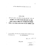 Luận văn: Nghiên cứu Công nghệ sản xuất phân vi sinh vật cố định Nitơ nhằm nâng cao năng suất lúa và cây trồng cạn