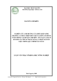 Luận văn: NGHIÊN CỨU ẢNH HƯỞNG CỦA ĐIỀU KIỆN SINH TRƯỞNG VÀ PHÁT TRIỂN ĐẾN CHẤT LƯỢNG GỖ MỠ 10 TUỔI TRỒNG TẠI HUYỆN CHỢ ĐỒN - BẮC KẠN LÀM CƠ SỞ CHO CÁC NHÀ SỬ DỤNG GỖ LỰA CHỌN NGUYÊN LIỆU TRONG QUÁ TRÌNH SẢN XUẤT