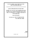 Luận văn:  nghiên cứu sản xuất thử nghiệm phân bón vi sinh vật đa chủng, phân bón chức năng phục vụ chăm sóc cây trồng cho một số vùng sinh thái