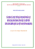 Luận văn tốt nghiệp: Tác động của thực tiễn quản trị nguồn nhân lực đến sự hài lòng trong công việc của tiếp viên hãng hàng không Quốc gia Việt Nam (Vietnam Airlines)