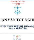 Tìm hiểu việc thực hiện hệ thống quản lý an toàn trên tàu 