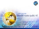 Tiểu luận đề tài:Thanh toán quốc tế