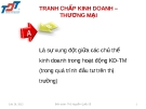 TRANH CHẤP KINH DOANH – THƯƠNG MẠI