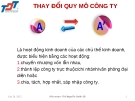 THAY ĐỔI QUY MÔ CÔNG TY