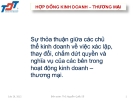 HỢP ĐỒNG KINH DOANH – THƯƠNG MẠI