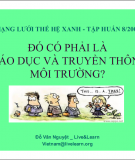 Giaó dục môi trường