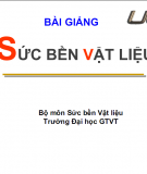 Bài giảng sức bền vật liệu - ĐH GTVT