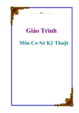 Giáo Trình : Bộ môn cơ sở kỹ thuật