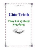 Giáo trình: môn thủy khí kỹ thuật ứng dựng