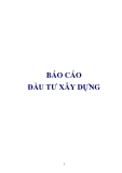 BÁO CÁO ĐẦU TƯ XÂY DỰNG