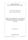 Luận văn thạc sĩ: Nghiên cứu ảnh hưởng của các thông số công nghệ tới độ chính xác gia công, khi gia công cắt dây các vật liệu khó gia côn