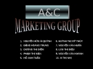 Thuyết trình " Văn hóa Trung Quốc" - A& C  Marketing group