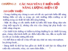 Chương 2: Các nguyên lý biến đổi năng lượng điện cơ