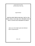 ĐỀ TÀI " PHƯƠNG PHÁP TRÍCH CHỌN ĐẶC TRƯNG ẢNH TRONG THUẬT TOÁN HỌC MÁY TÌM KIẾM ẢNH ÁP DỤNG VÀO BÀI TOÁN TÌM KIẾM SẢN PHẨM "