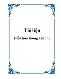 Tài liệu Điều hòa không khí ô tô