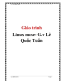 Giáo trình linux mcse- G.v Lê Quốc Tuấn