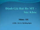 Đánh giá rủi ro môi trường sức khỏe 