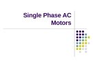 Single Phase AC Motors