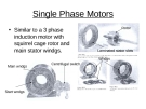 Single Phase Motors