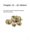 Chapter 13 – AC Motors