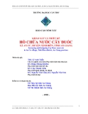 Khảo sát và thiết kế hồ chứa nước Cây Đuốc, xã An Cư, huyện Tịnh Biên, tỉnh An Giang 