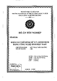 Khảo sát mô hình xử lý ammonium bằng công nghệ sinh học nasu 
