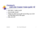 Bài giảng Tài chính quốc tế - Chương 9