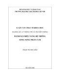 Luận văn: Đánh giá hiệu năng hệ thống song song phân cụm