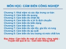 CẢM BIẾN CÔNG NGHIỆP - CHƯƠNG 1 Khái niệm và các đặc trưng cơ bản