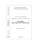 Luận văn: Hệ thống phát hiện xâm nhập mạng