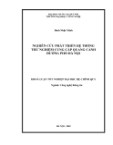 LUẬN VĂN: NGHIÊN CỨU PHÁT TRIỂN HỆ THỐNG THỬ NGHIỆM CUNG CẤP QUANG CẢNH ĐƯỜNG PHỐ HÀ NỘI
