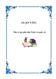 LUẬN VĂN:Nhà có gia phả như Nước có quốc sử 