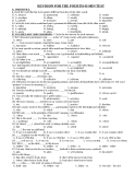 REVISION FOR THE FOURTH 45-MIN TEST