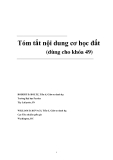 Tóm tắt nội dung cơ học đất (dùng cho khóa 49)