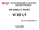 BÀI GIẢNG LÝ THUYÊT VI XỬ LÝ - GIỚI THIỆU MÔN HỌC