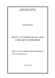 LUẬN VĂN: STRUTS 2 VÀ ỨNG DỤNG QUẢN LÝ CHẤT LƯỢNG DỊCH VỤ HOME PHONE