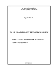 LUẬN VĂN:TỐI ƯU HÓA TOPOLOGY TRONG MẠNG AD-HOC