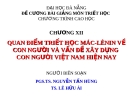 ĐỀ CƯƠNG BÀI GIẢNG MÔN TRIẾT HỌC -  CHƯƠNG XII  QUAN ĐIỂM TRIẾT HỌC MÁC-LÊNIN VỀ CON NGƯỜI VÀ VẤN ĐỀ XÂY DỰNG CON NGƯỜI VIỆT NAM HIỆN NAY