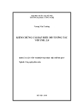 LUẬN VĂN: KIỂM CHỨNG CÀI ĐẶT BIỂU ĐỒ TƯƠNG TÁC VỚI UML 2.0