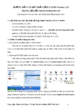 Hướng dẫn cài đặt phần mềm V.EMIS Version 1.2.0 trong hệ điều hành Windows Xp