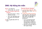 Chương 7 DNS: Hệ thống tên miền